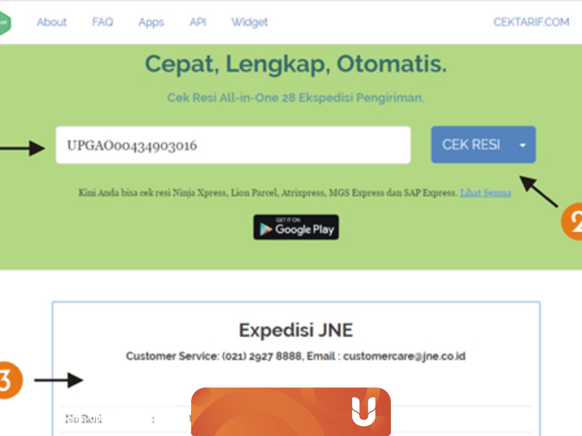 Cara Mengecek Barang Di Jne